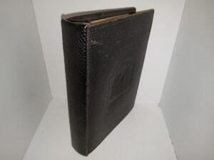 LDS Binder with Temple Engraving on the Cover: Full of Notes on Housekeeping, Recipes, and Such (Unknown Date) ~ Unknown Author