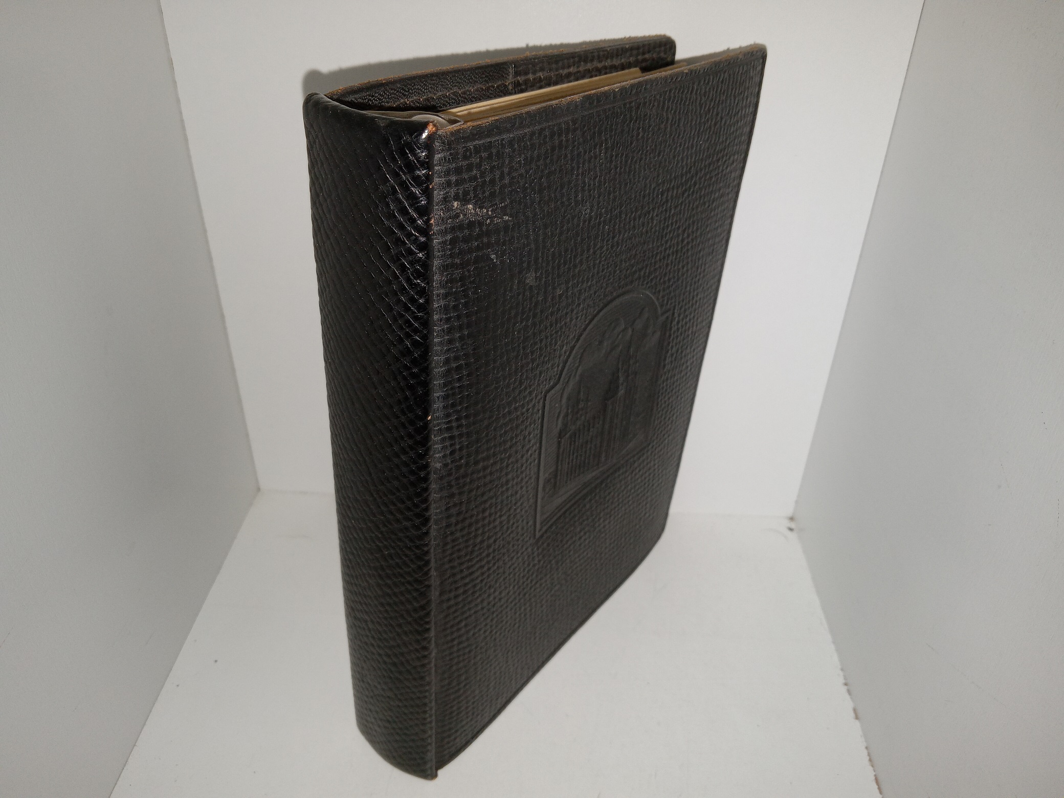 LDS Binder with Temple Engraving on the Cover: Full of Notes on Housekeeping, Recipes, and Such (Unknown Date) ~ Unknown Author