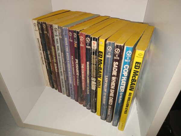17 Paperback Novels by Ed McBain