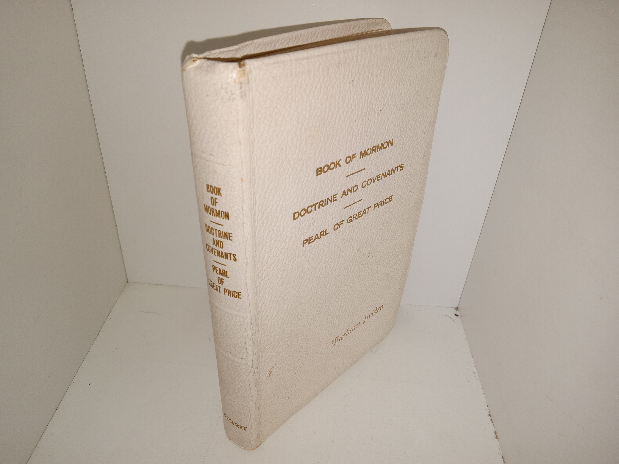 LDS, Off-White Leather, Triple Combination (1974)