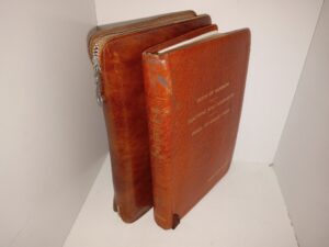 LDS, Brown Leather, Triple Combination w/ a matching zipper case (1974)