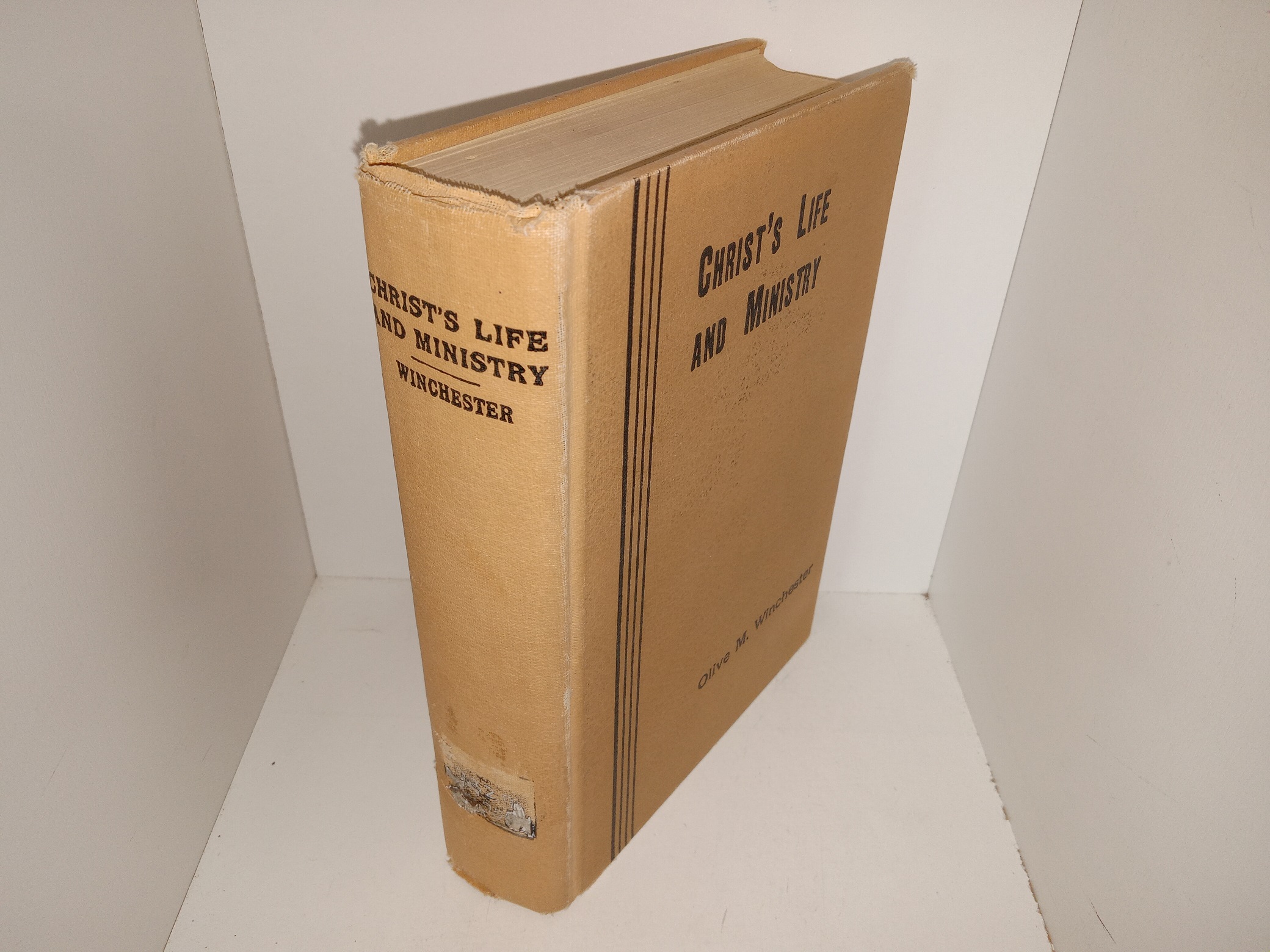 Christ’s Life and Ministry (Ex-library) (1932) ~ by Olive M. Winchester