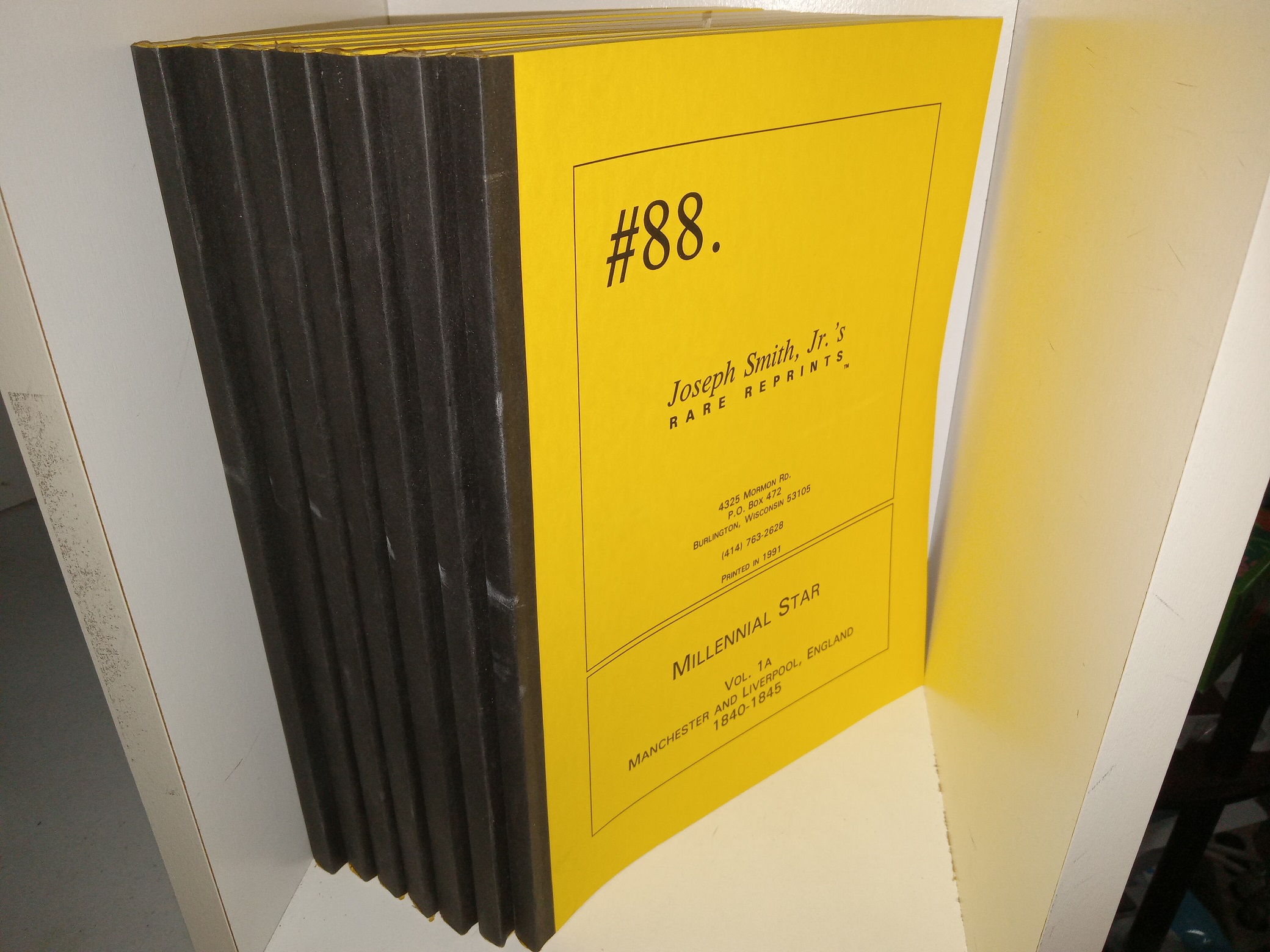 LDS Reprint of Millennial Star Vols. 1-6 in 7 Books (1991)