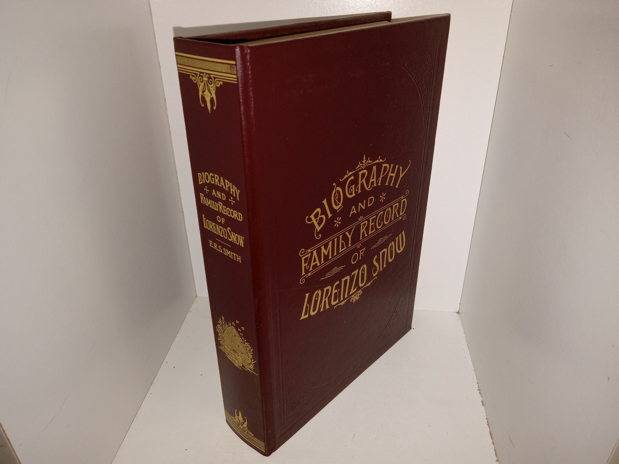 Biography and Family Record of Lorenzo Snow (Leather) (1999) ~ Written and Compiled by Eliza R. Snow Smith