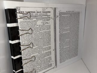 The Latter Day Saints Messenger and Advocate Vol. I No. 1 (Photocopied) – Pittsburgh, Oct. 15, 1844
