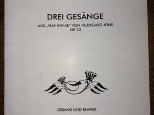 Anton Webern – Drei Gesange Aus “Viae Inviae” Von Hildegard Jone Op. 23