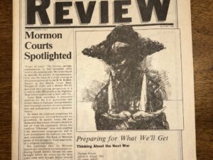 The Sunstone Review Newspaper – April/May 1983