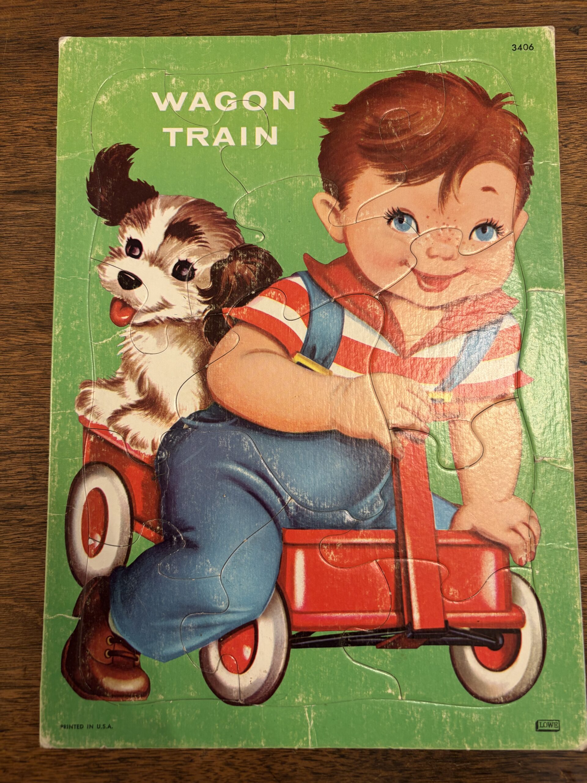 Children’s Puzzle: Wagon Train