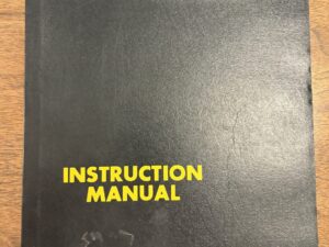 Instruction Manual: Harnischfeger P&H model 2800