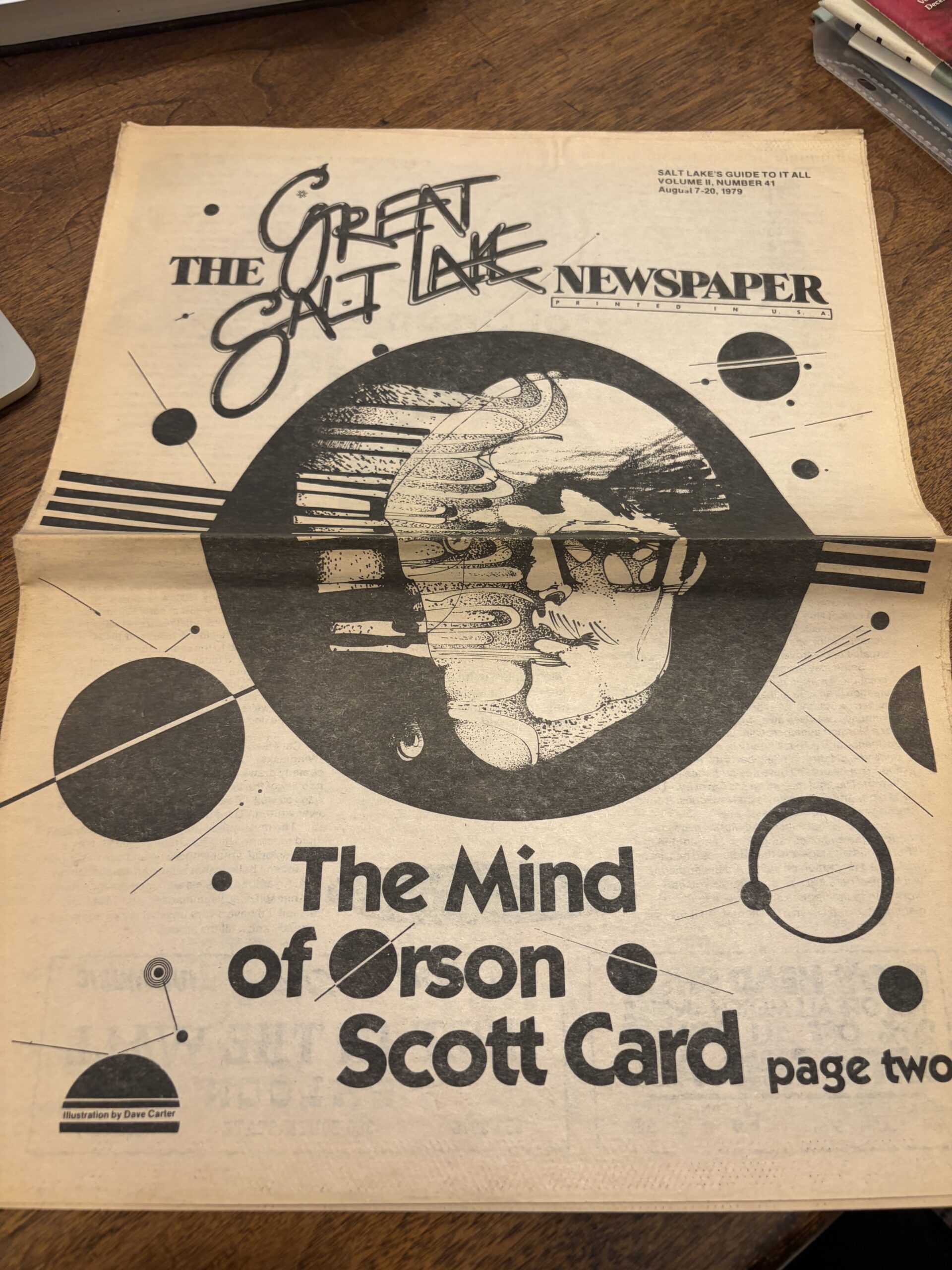 The Great Salt Lake Newspaper Volume II, Number 41 – August 7-20, 1979