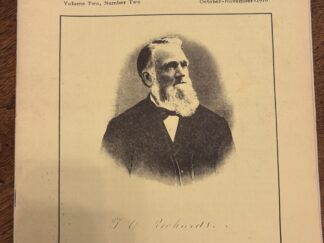 Mormon History Volume Two, Number Two – October to November 1970