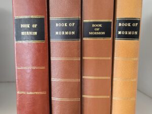 4 Different Editions — Book of Mormon — Facsimiles of the 1830 First Edition