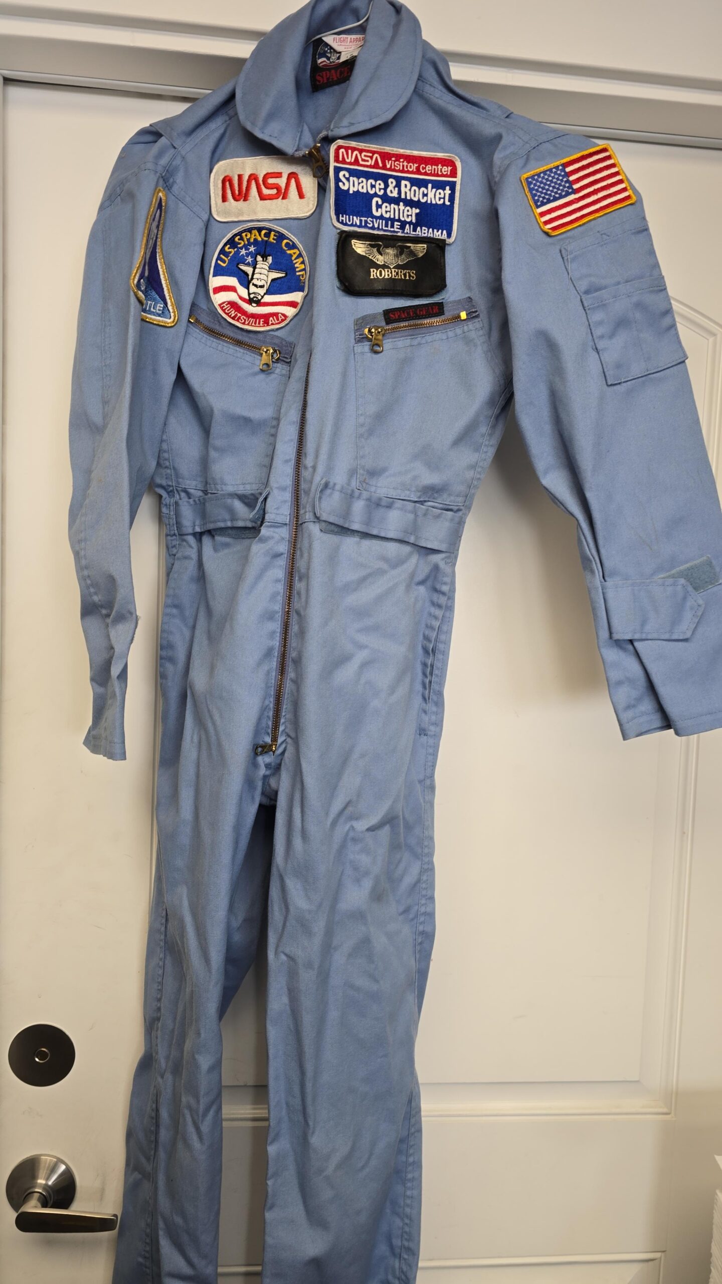 Box Full of Scouting Badges, Medals, Etc.. & A Scout Uniform, and a NASA Space Camp Uniform — More than 200 Items!