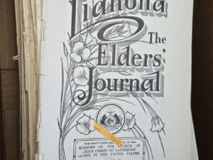 Box with Huge Stack of Misc. Issues of 1907 Liahona: The Elders Journal