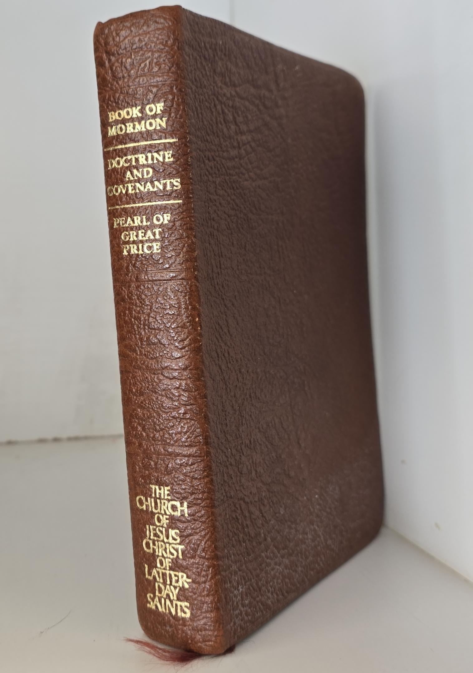 1983 — Triple Combination — Brown Pebbled Leather Edition