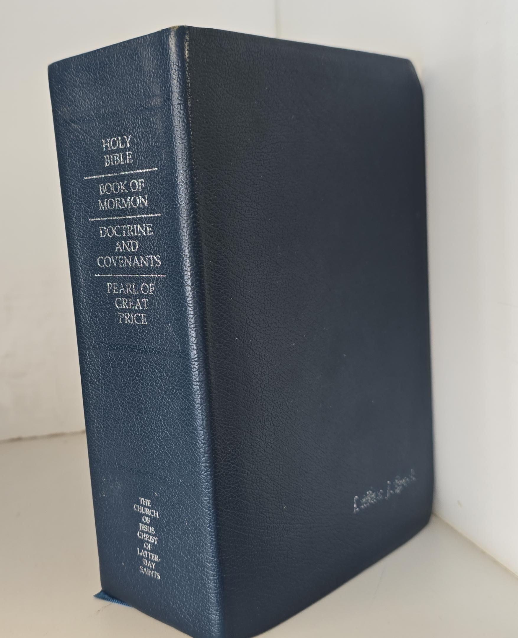 2003 — Blue Quadruple Combination — Bendable Blue “Genuine Leather”