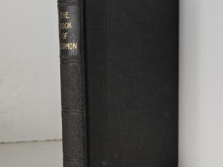 1924 --- Book of Mormon --- Black Hardcover --- with Unique Photo and Inscription