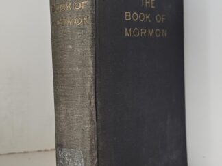 1921 --- Book of Mormon --- with "Connot" Error on Page 298