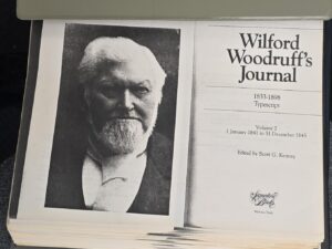 3 Large 3-Ring Binders with Photocopies of Wilford Woodruff’s Journal — Volumes 1-3