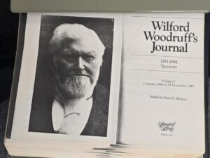 3 Large 3-Ring Binders with Photocopies of Wilford Woodruff’s Journal — Volumes 1-3