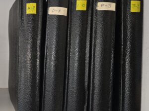 Scottish Mission I.P. Handbooks — Collection of 5 Binders