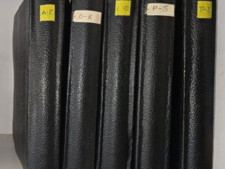 Scottish Mission I.P. Handbooks — Collection of 5 Binders