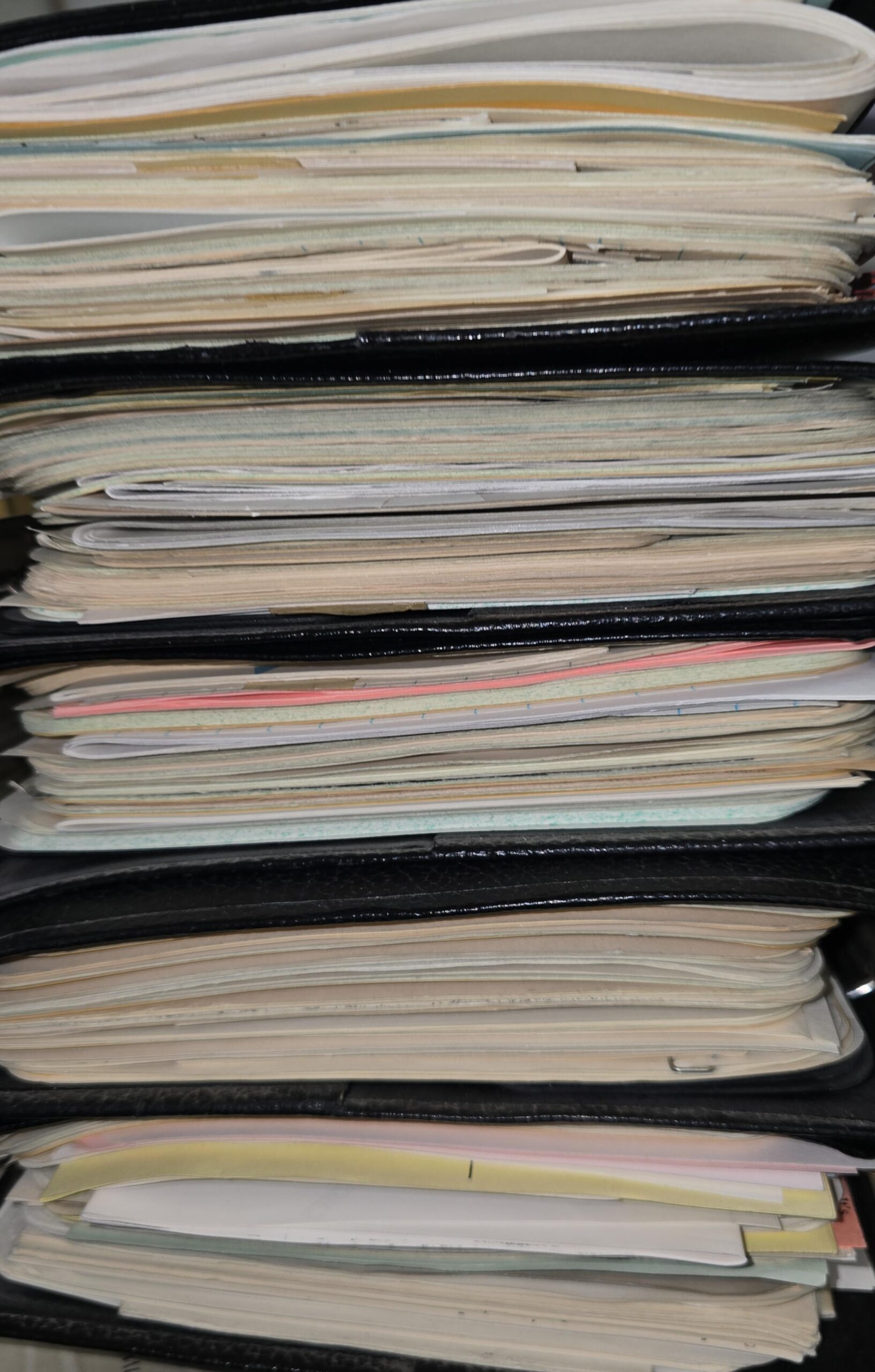 Scottish Mission I.P. Handbooks — Collection of 5 Binders