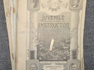 22 of 24 Issues --- The Juvenile Instructor --- 1892 --- 22 Single Issues