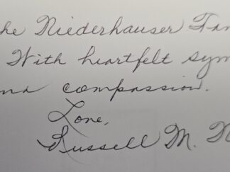 The Gateway We Call Death --- Russell M. Nelson --- Inscribed & Signed by Pres. Russell M. Nelson