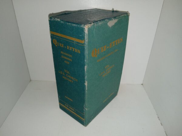 Quiz-ettes: Religious Learning Aids: Vol. L.D.S. Church History (Set of Quiz Cards) (Unknown Release Date) ~ by John D. Hawkes