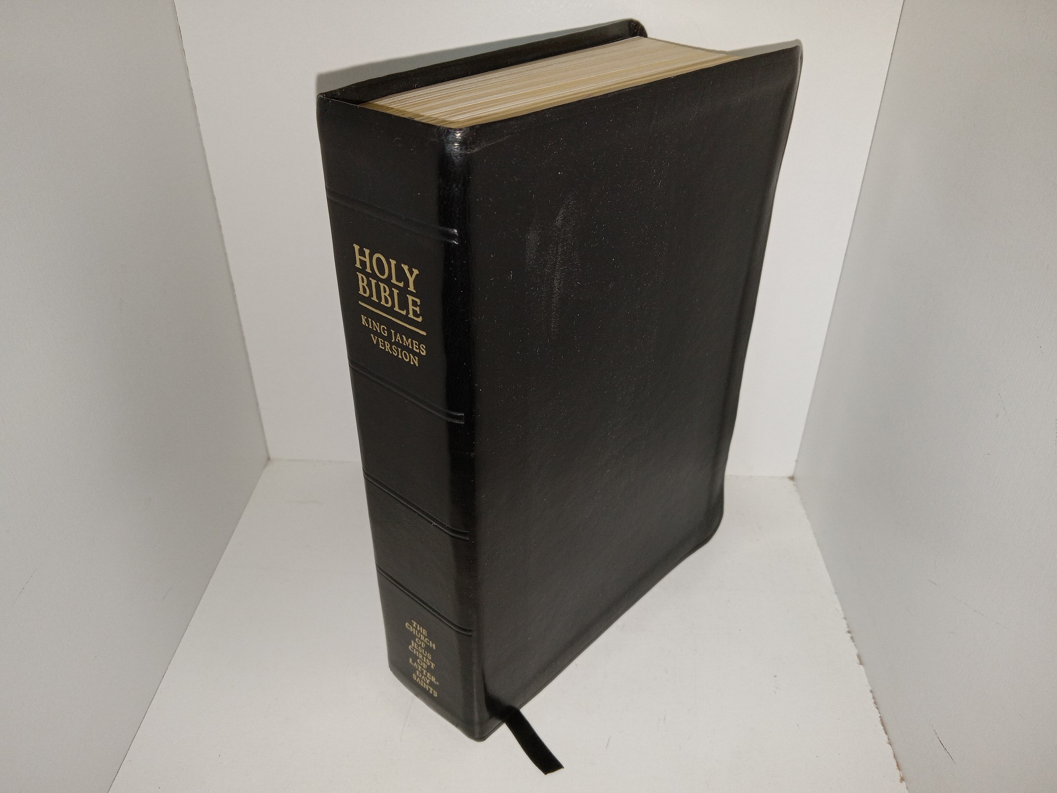 LDS, Black Leather, Holy Bible: King James Version (2017)