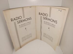 2 LDS Pamphlets: Radio Sermons: Addresses Delivered Sundays, September 11 to october 2, 1930, Over Radio Station KSL / Radio Sermons: Addresses Delivered Sundays October 9 to October 30, 1938 Over Radio Station KSL