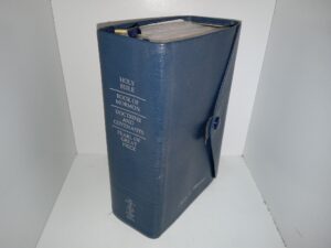 LDS, Dark Blue Leather, Quadruple Combination w/ clasp seal (2000)