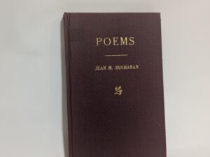 Poems – Jean M. Buchanan – Hardcover – 1946 – V801