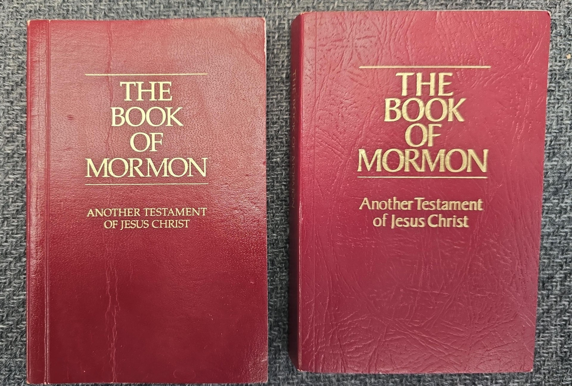 2006 & 2011 — 2 Pocket Edition Copies — Book of Mormon