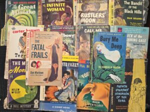 Covers to 75 old Paperbacks