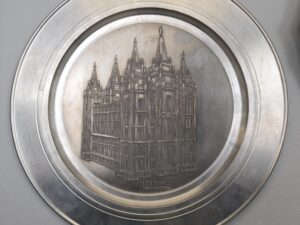“Frederick Design” Salt Lake Temple Plate — #543 — “Limited Edition Temple Series”