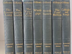 1914 — Partial Set of O’Henry — Authorized Editions — 7 of 11 Volumes