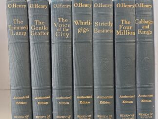 1914 — Partial Set of O’Henry — Authorized Editions — 7 of 11 Volumes