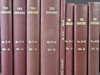 8 Volumes — The Consort (by the Dolmetsch Foundation)