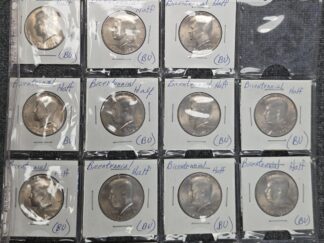 16 Half Dollars — Bicentennial Halves — 1776-1976