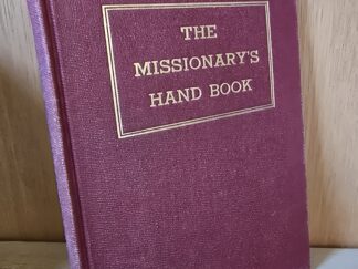 1937 — Missionary’s Hand Book