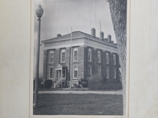 Photograph of the Utah Territorial Capital Building in Fillmore, Utah — Matted 14″ x 16″