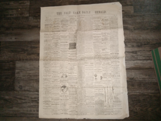 The Salt Lake Daily Herald: Vol. 4, No. 54, Salt lake City, Tuesday Morning, August 12, 1873 (Newspaper) (1873)