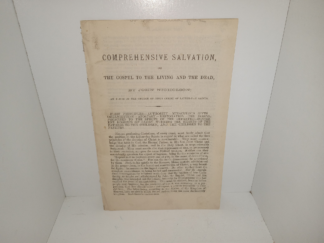 Comprehensive Salvation, or The Gospel to the Living and the Dead (1880) ~ by John Nicholson