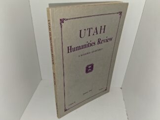 Utah Humanities Review: A Regional Quarterly: Vol. 2, No. 1, January, 1948 (1948)