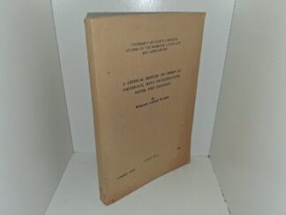 A Critical Edition of Ciperis de Vignevaux, with Introduction, Notes, and Glossary (1949) ~ by William Sledge Woods