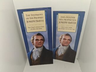 2 LDS Pamphlets: Das Zeugnis Des Propheten Joseph Smith (German) / The Testimony of the Prophet Joseph Smith