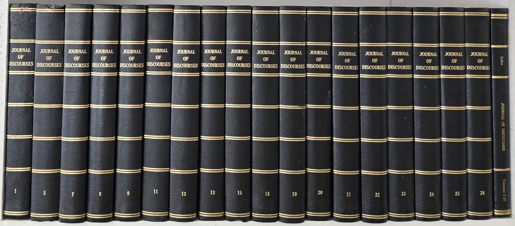19 Misc. Volumes — Partial Set of the Journal of Discourses