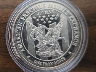 APMEX 1 Troy Ounce .999 Silver Round “American Precious Metals Exchange”